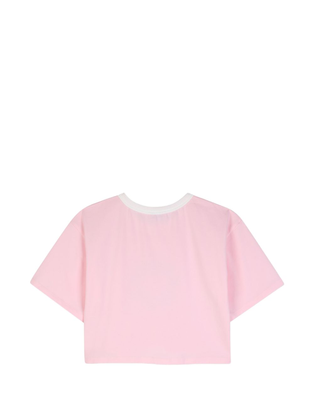 T-shirt per bambina Kenzo Kids rosa con taglio crop K62004 44F KENZO KIDS 