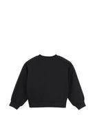 Felpa per bambina Kenzo Kids nera con stampa grafica Boke Flower K62016 09B KENZO KIDS 