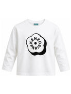 T-shirt per bambini Kenzo Kids bianca con stampa grafica K62020 117 KENZO KIDS 