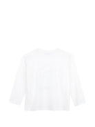 T-shirt per bambini Kenzo Kids bianca con stampa grafica K62020 117 KENZO KIDS 
