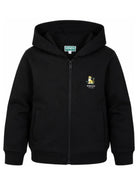 Felpa per bambino Kenzo Kids nera con applicazione Tiger K62023 09B KENZO KIDS 