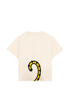 T-shirt per bambino Kenzo Kids beige con motivo Tiger K62033 21G KENZO KIDS 