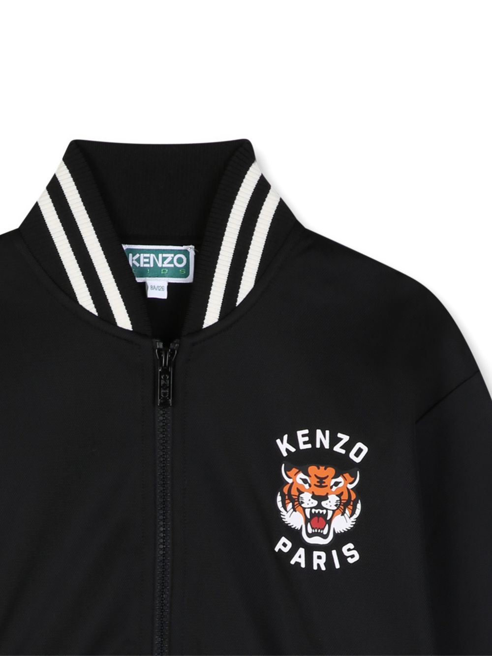Felpa per bambino Kenzo Kids nero con stampa logo sul davanti K62036 09B KENZO KIDS 
