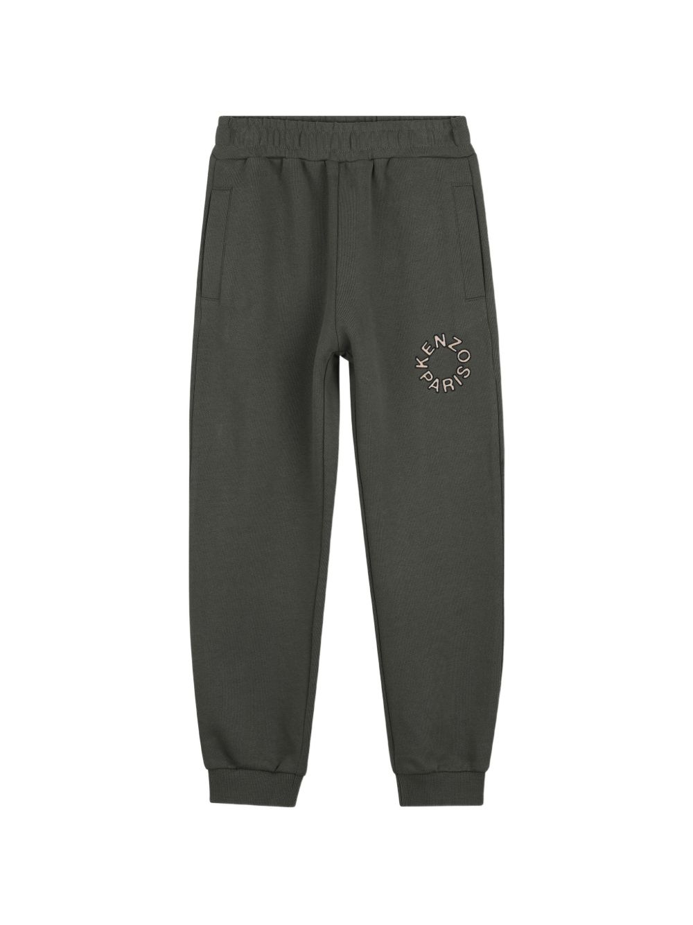 Tuta sportiva per bambino Kenzo Kids verde con logo ricamato K62039 64Q KENZO KIDS 
