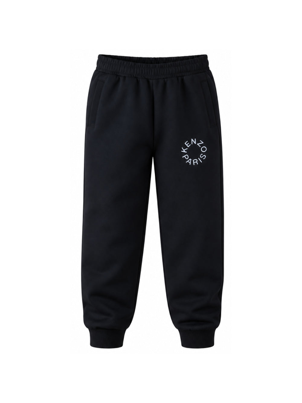 Tuta sportiva per bambino Kenzo Kids nera con logo stampato sul davanti K62039 845 KENZO KIDS 