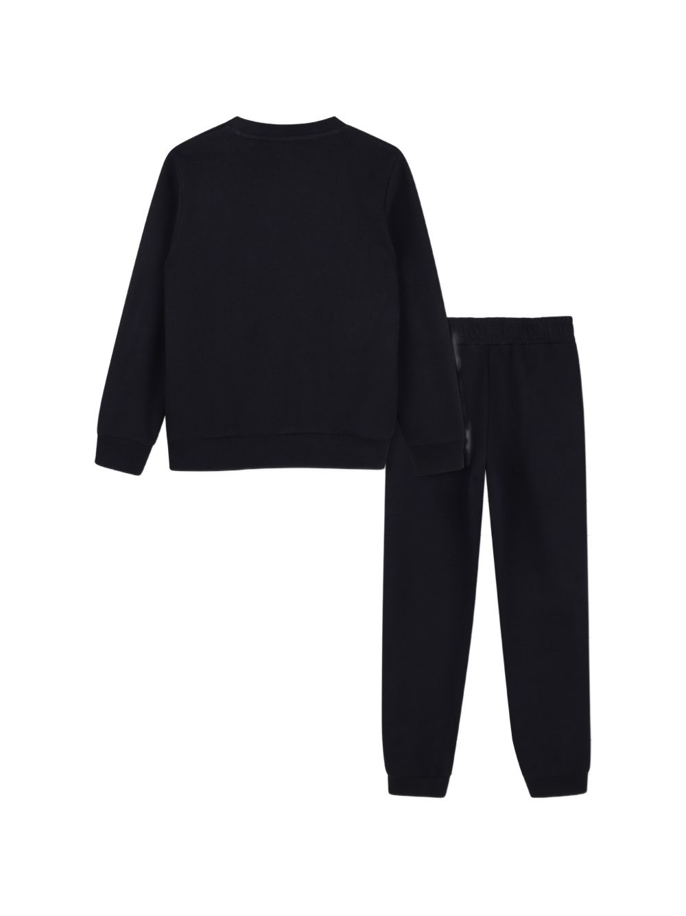 Tuta sportiva per bambino Kenzo Kids nera con logo stampato sul davanti K62039 845 KENZO KIDS 