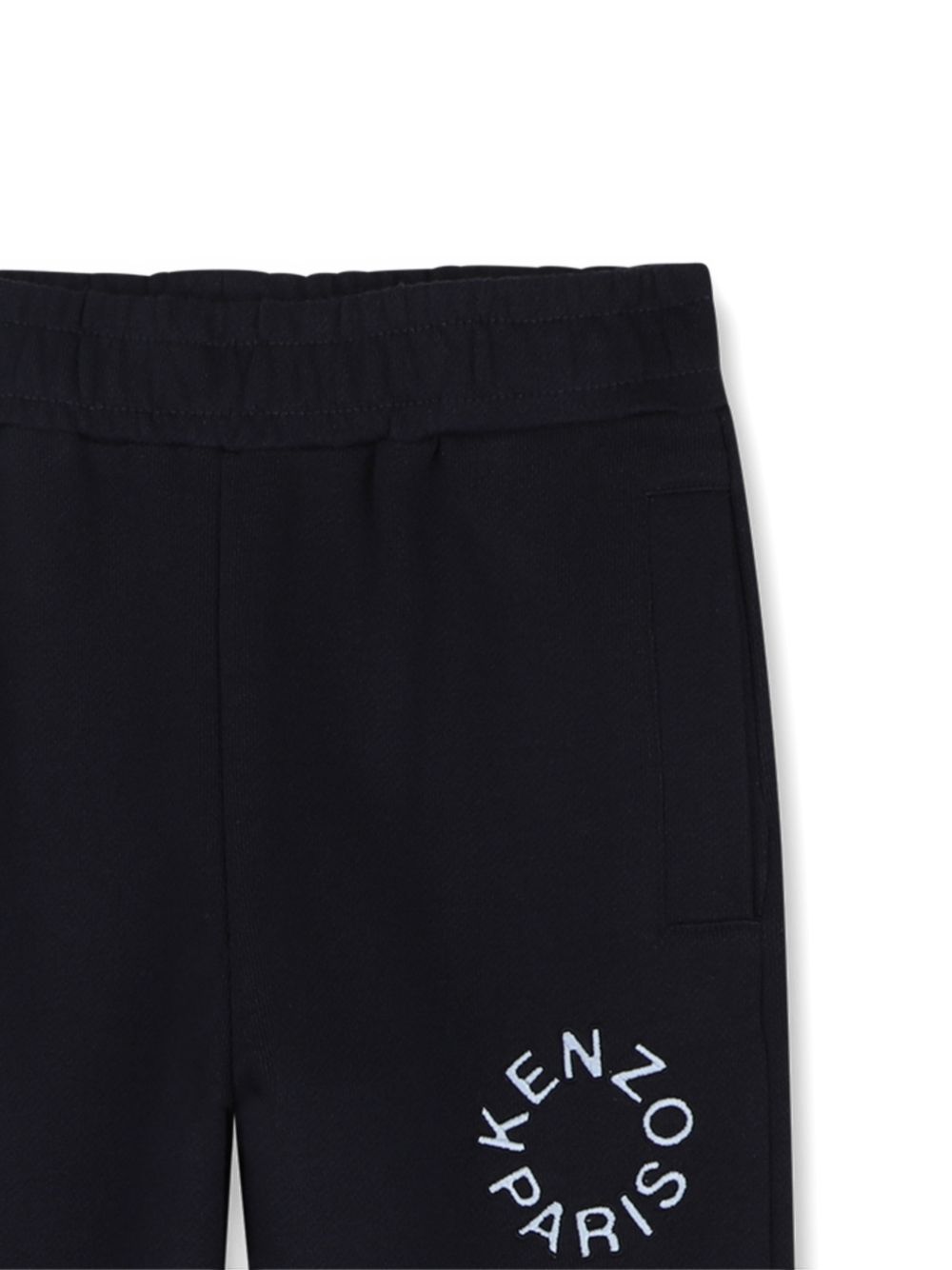Tuta sportiva per bambino Kenzo Kids nera con logo stampato sul davanti K62039 845 KENZO KIDS 