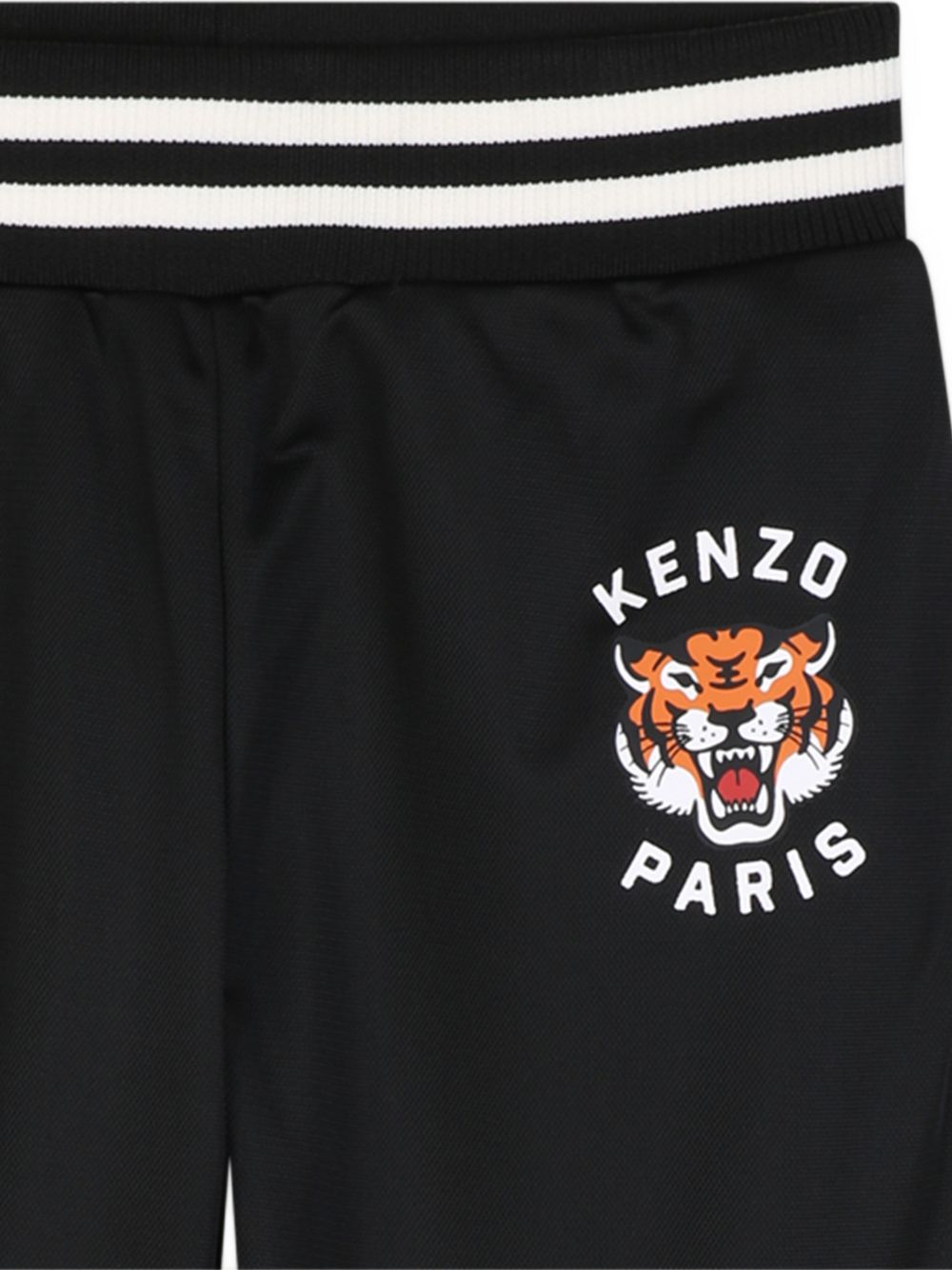 Pantaloni sportivi per bambino Kenzo Kids neri con stampa Tiger K62044 09B KENZO KIDS 