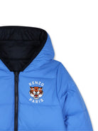 Giubbino per bambino Kenzo Kids nero con design reversibile K62047 845 KENZO KIDS 