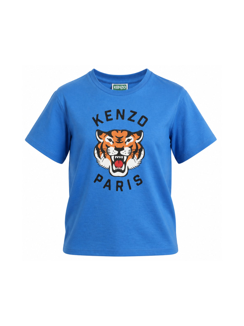 T-shirt per bambino Kenzo Kids azzurra con stampa logo sul davanti K62051 86J KENZO KIDS 