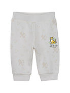 Set tre pezzi per neonato Kenzo Kids bianco con stampa tigre K62070 117 KENZO KIDS 