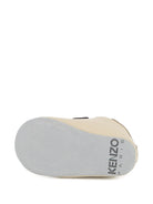 Scarpe primi passi per neonati Kenzo Kids beige con applicazione Flower K62071 117 KENZO KIDS 