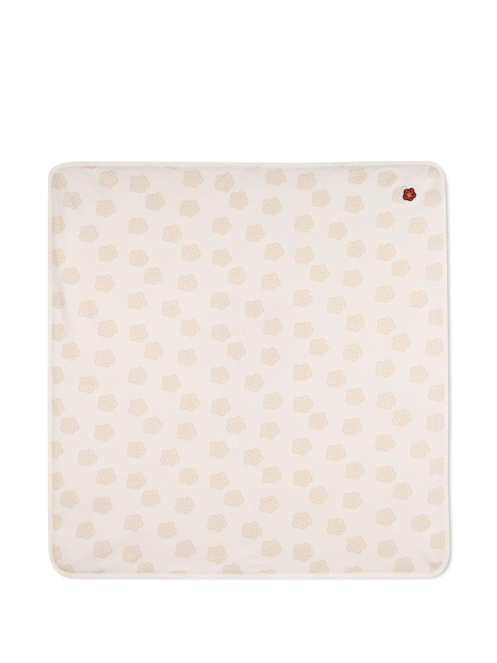 Coperta per neonati Kenzo Kids bianca con applicazione Boke Flower K62074 117 KENZO KIDS 
