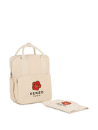 Borsa fasciatoio per neonati Kenzo Kids bianca con stampa Boke Flower sul davanti K62075 21G KENZO KIDS 