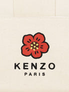 Borsa fasciatoio per neonati Kenzo Kids bianca con stampa Boke Flower sul davanti K62075 21G KENZO KIDS 