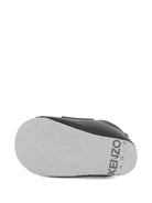 Scarpe primi passi per neonato Kenzo Kids nere con stampa logo K62077 095 KENZO KIDS 
