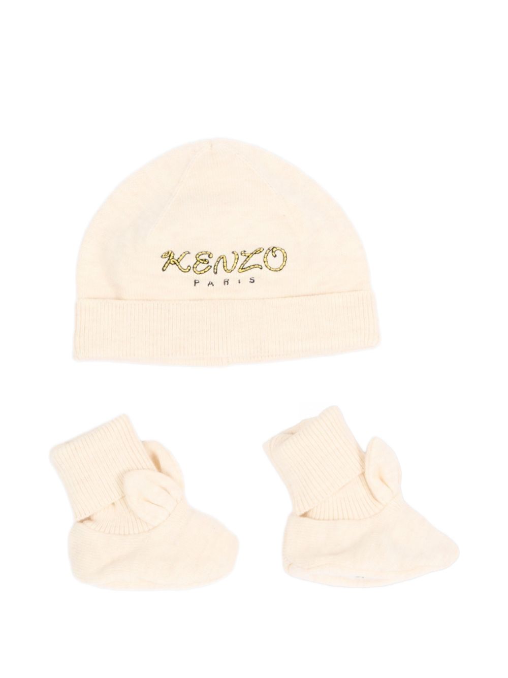Completo per neonati Kenzo Kids beige con berretto e calzini K62078 C17 KENZO KIDS 