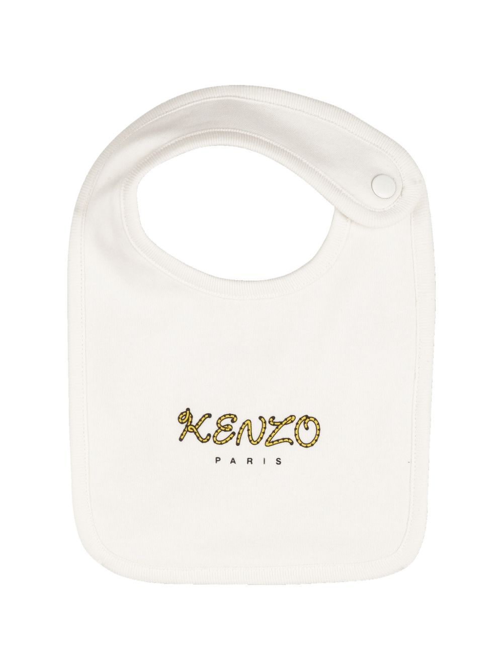 Set tutina, berretto e bavaglino per neonati Kenzo Kids bianco con stampa monogramma K62079 117 KENZO KIDS 