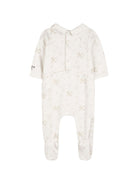 Set tutina, berretto e bavaglino per neonati Kenzo Kids bianco con stampa monogramma K62079 117 KENZO KIDS 
