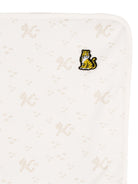 Coperta per neonati Kenzo Kids bianca con stampa logo K62080 117 KENZO KIDS 