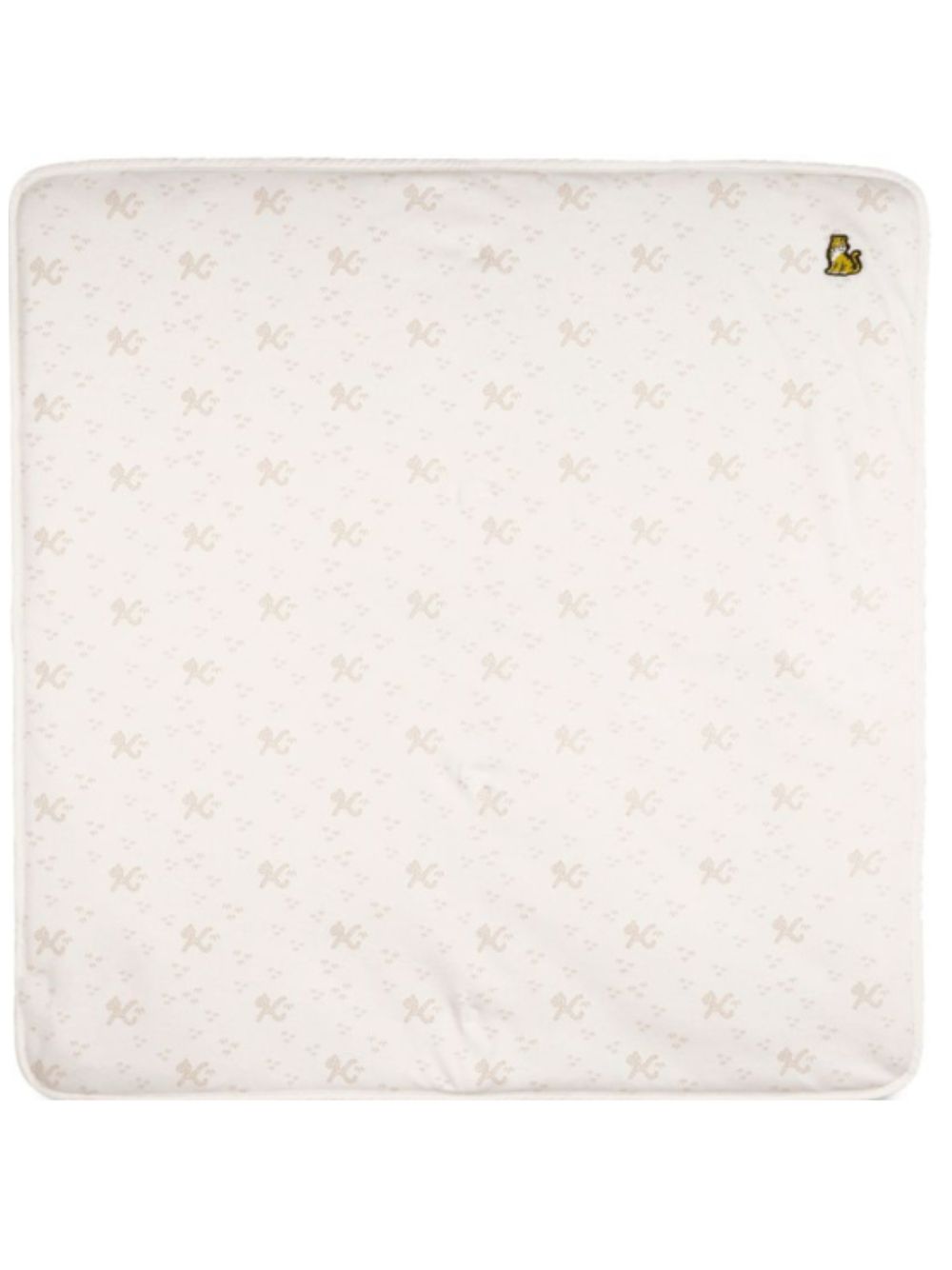 Coperta per neonati Kenzo Kids bianca con stampa logo K62080 117 KENZO KIDS 