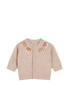 Set tre pezzi per neonati Kenzo Kids beige con stampa tigre K62090 230 KENZO KIDS 