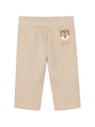 Set tre pezzi per neonati Kenzo Kids beige con stampa tigre K62090 230 KENZO KIDS 