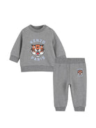 Tuta sportiva per neonato Kenzo Kids grigia con stampa Tiger K62102 A29 KENZO KIDS 