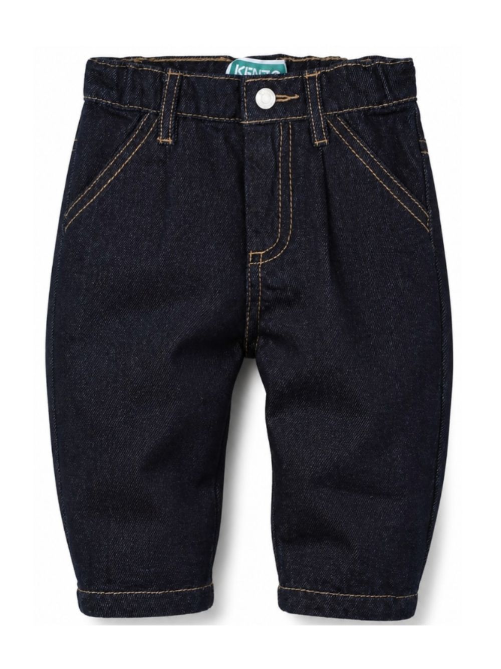 Jeans per neonato Kenzo Kids denim con cuciture a contrasto K62106 Z35 KENZO KIDS 