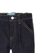 Jeans per neonato Kenzo Kids denim con cuciture a contrasto K62106 Z35 KENZO KIDS 