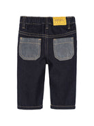 Jeans per neonato Kenzo Kids denim con cuciture a contrasto K62106 Z35 KENZO KIDS 