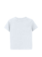T-shirt per neonato Kenzo Kids azzurro con stampa grafica Tiger Head K62110 77M KENZO KIDS 