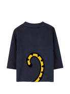 T-shirt per neonato Kenzo Kids blu con stampa grafica Tiger K62111 845 KENZO KIDS 