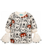 Abito per neonata Kenzo Kids beige con stampa Tiger K62119 21G KENZO KIDS 