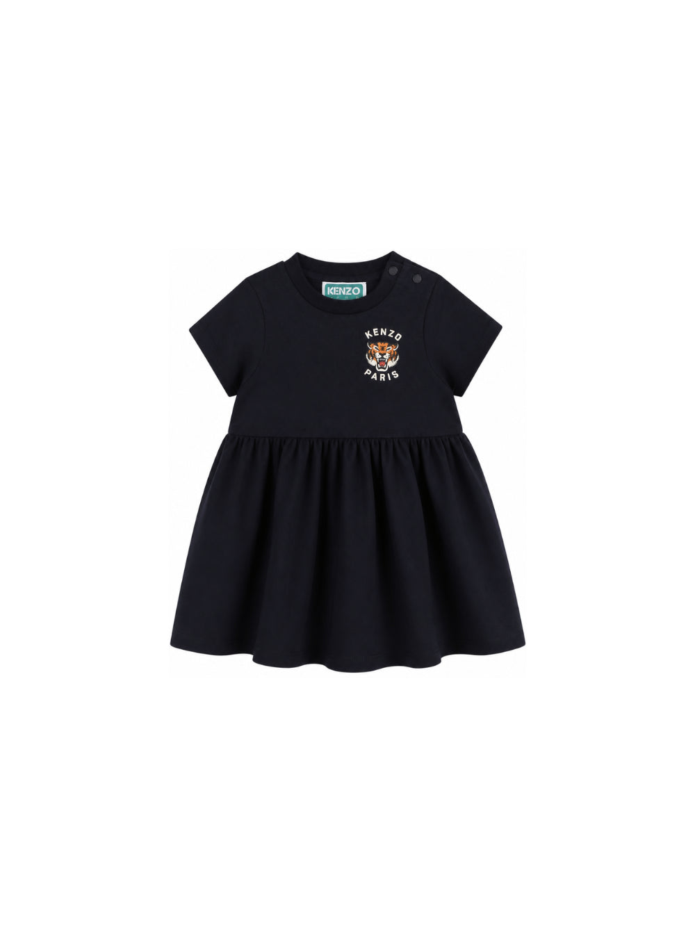 Abito per neonata Kenzo Kids blu con stampa Tiger K62122 845 KENZO KIDS 