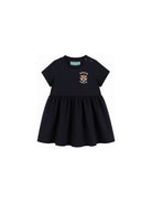 Abito per neonata Kenzo Kids blu con stampa Tiger K62122 845 KENZO KIDS 