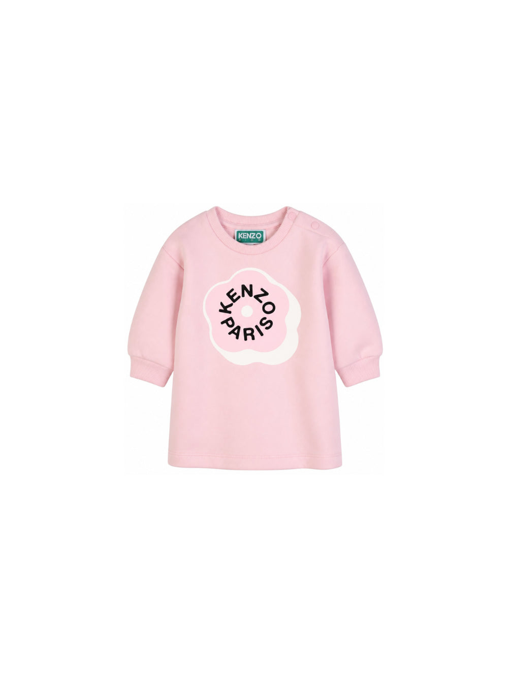 Abito per neonata Kenzo Kids rosa con stampa Boke Flower K62124 44F KENZO KIDS 