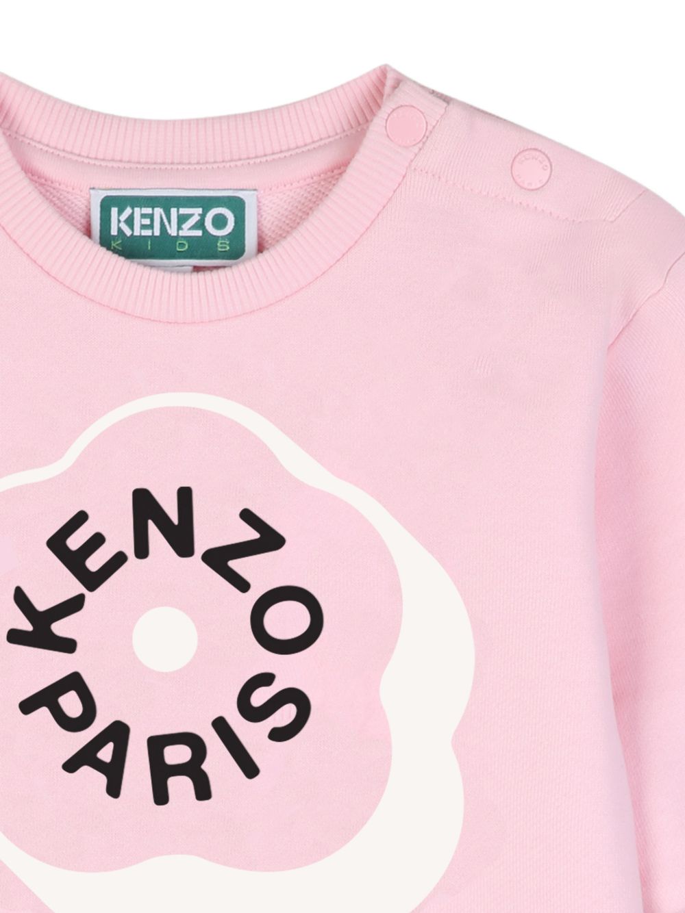 Abito per neonata Kenzo Kids rosa con stampa Boke Flower K62124 44F KENZO KIDS 