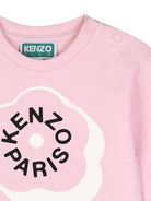 Abito per neonata Kenzo Kids rosa con stampa Boke Flower K62124 44F KENZO KIDS 