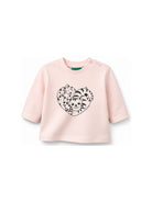 T-shirt per neonata Kenzo Kids rosa con stampa tigri sul davanti K62126 43B KENZO KIDS 