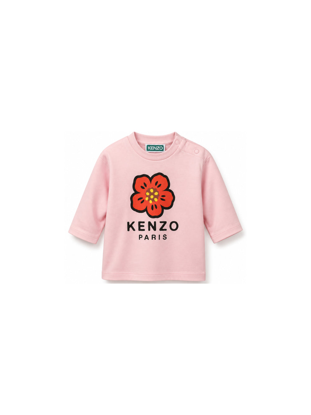 T-shirt per neonata Kenzo Kids rosa con stampa grafica K62129 44F KENZO KIDS 