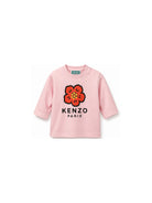 T-shirt per neonata Kenzo Kids rosa con stampa grafica K62129 44F KENZO KIDS 