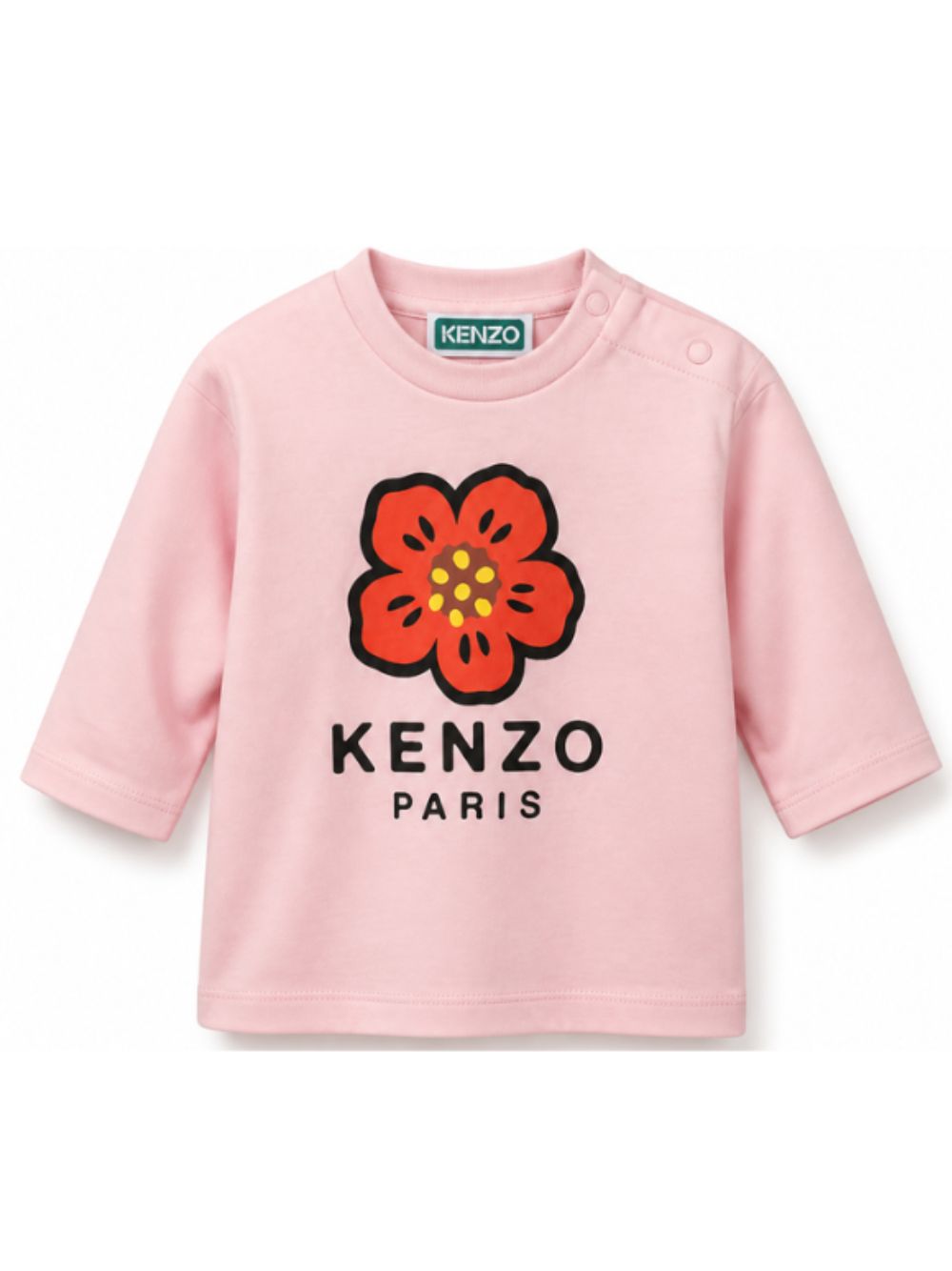 T-shirt per neonata Kenzo Kids rosa con stampa grafica K62129 44F KENZO KIDS 
