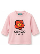 T-shirt per neonata Kenzo Kids rosa con stampa grafica K62129 44F KENZO KIDS 