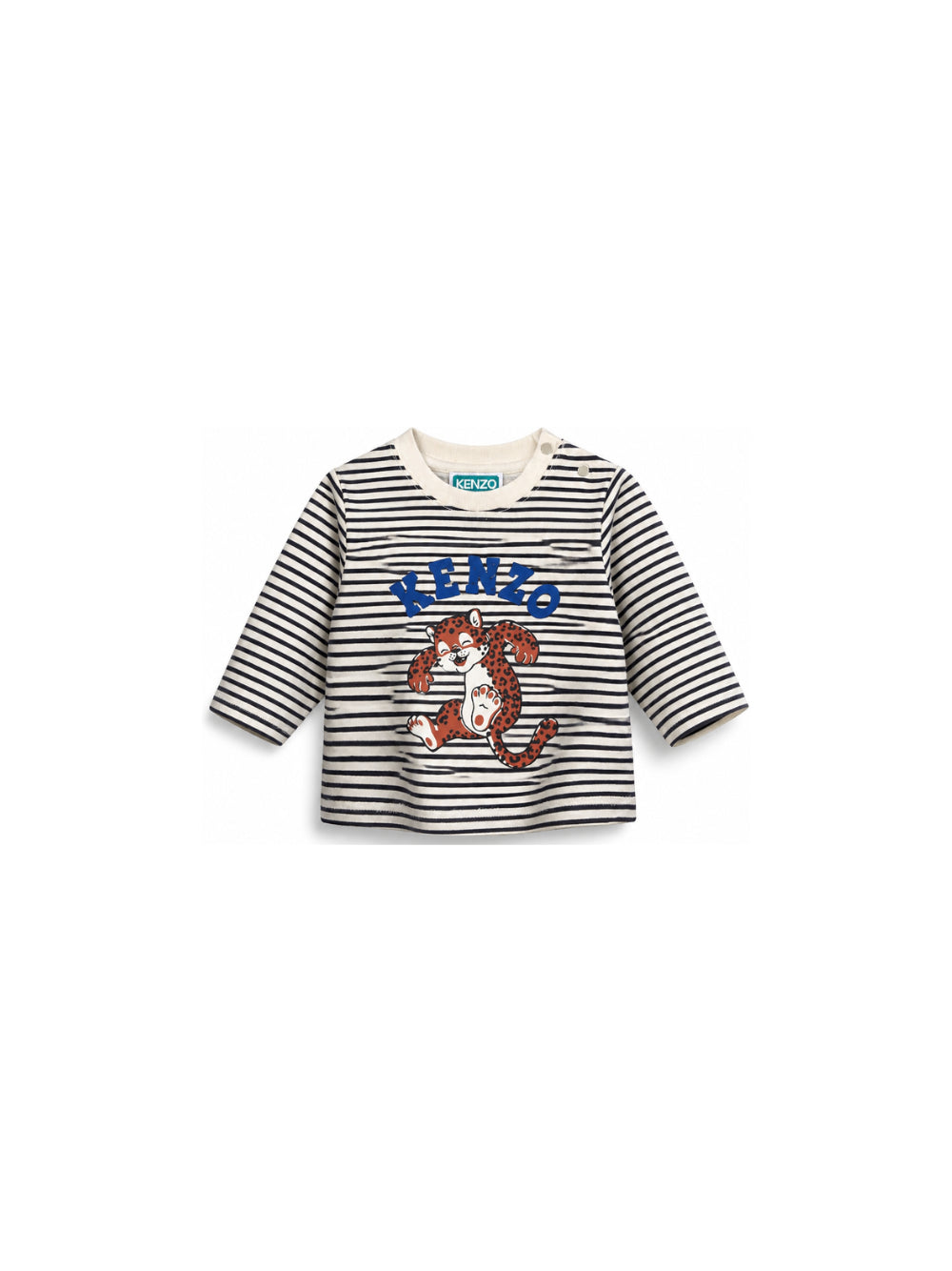 T-shirt per neonato Kenzo Kids multicolore con motivo a righe orizzontali K62130 21G KENZO KIDS 