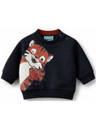 Felpa per neonato Kenzo Kids blu con stampa Tigre sul davanti K62134 845 KENZO KIDS 