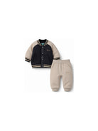 Completo per neonato Kenzo Kids blu con logo ricamato sul davanti K62135 230 KENZO KIDS 