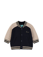Completo per neonato Kenzo Kids blu con logo ricamato sul davanti K62135 230 KENZO KIDS 