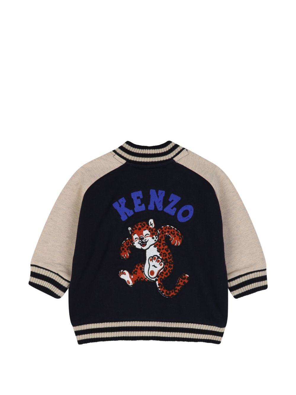 Completo per neonato Kenzo Kids blu con logo ricamato sul davanti K62135 230 KENZO KIDS 