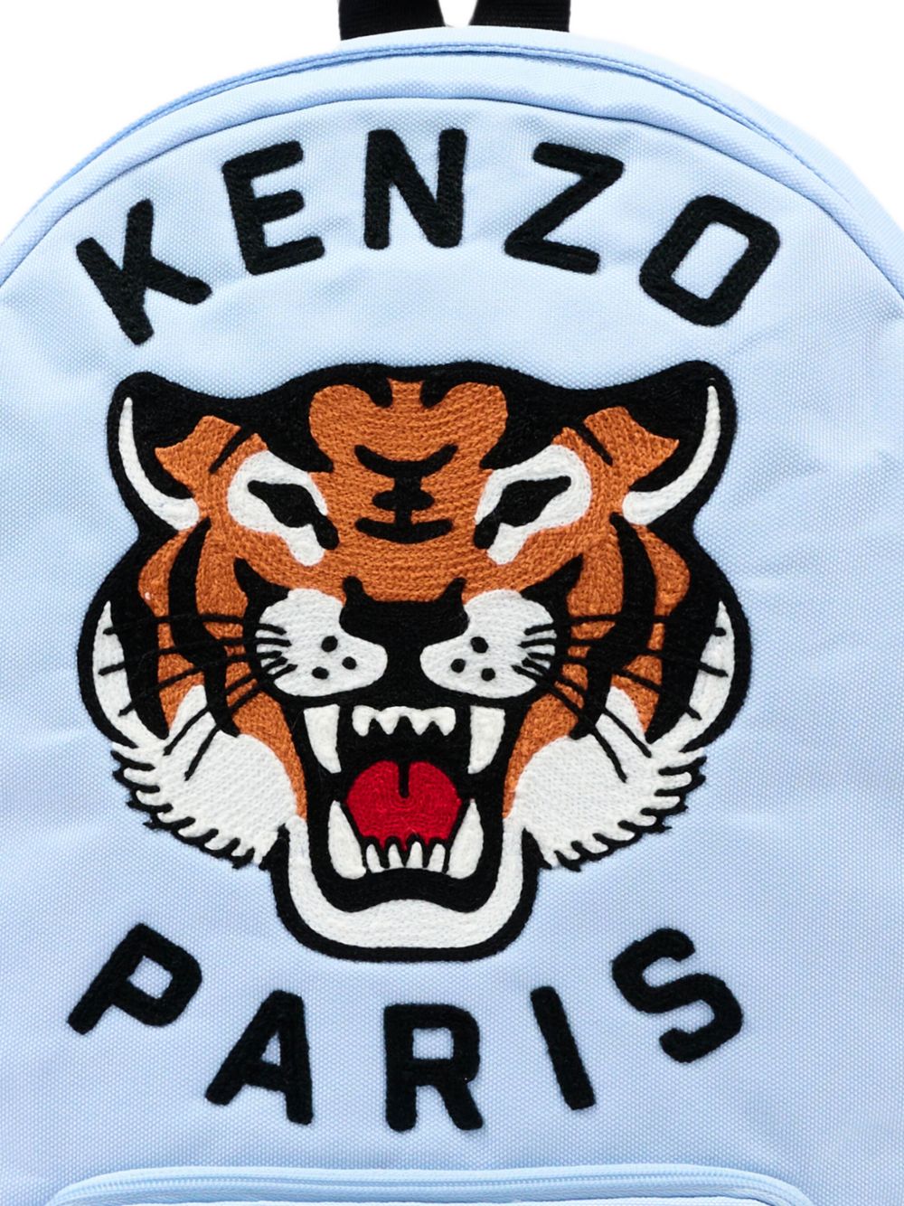 Zaino per bambina Kenzo Kids azzurro con stampa Tiger sul davanti K62154 77E KENZO KIDS 